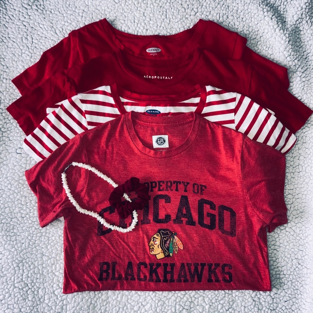 📌❤️ RED T-SHIRT BUNDLE❤️📌